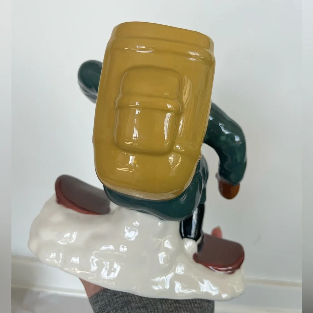 West Elm Ceramic Snowboarder Vase, brand new, separate or in set